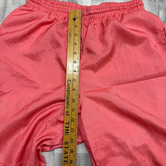 ✅Womens L VTG Lavon Nylon Track Suit Lined Jacket & Pants Set Multicolor 80s 90s - Picture 10 of 15